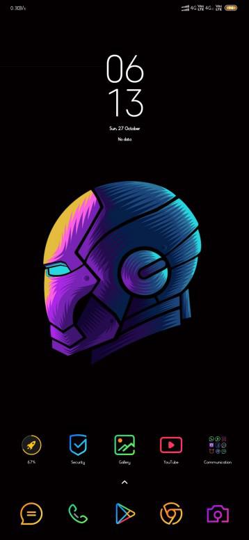 Redmi Note 8 - Iron man Theme - Redmi