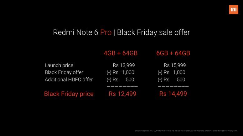 Redmi Note 6 Pro First Sale Announcement: 23rd Nov, 12 noon mi.com and Flipkart