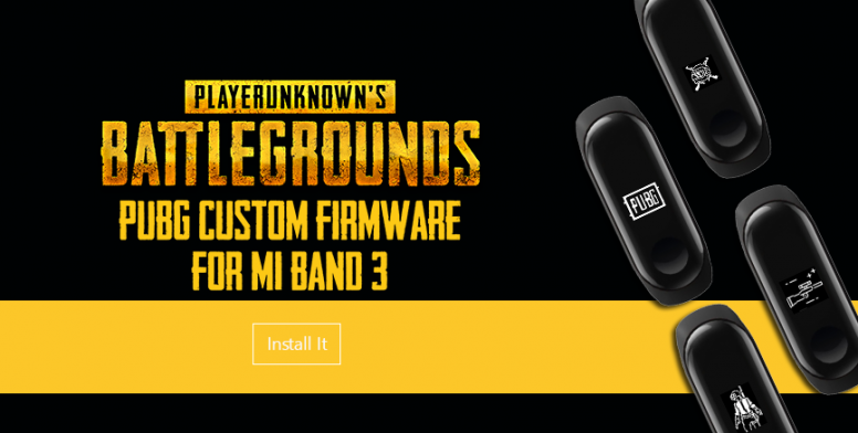 PUBG Custom Firmware for Mi Band 3