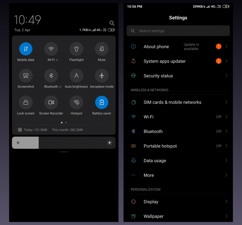 miui mode dark apk General MIUI  Dark  Mode  of Mi The MIUI Dark Side     Xiaomi Community Introducing