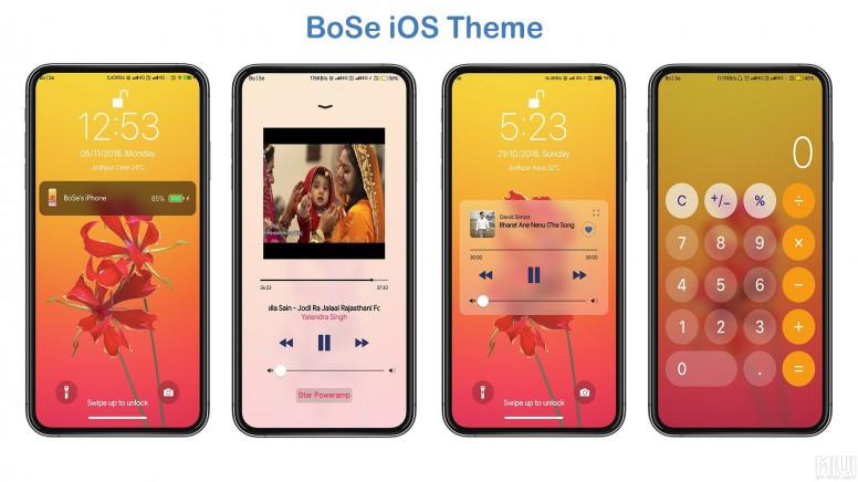 Iphone Ios Bose Miui V10 Theme Download For Xiaomi Mobile Themes