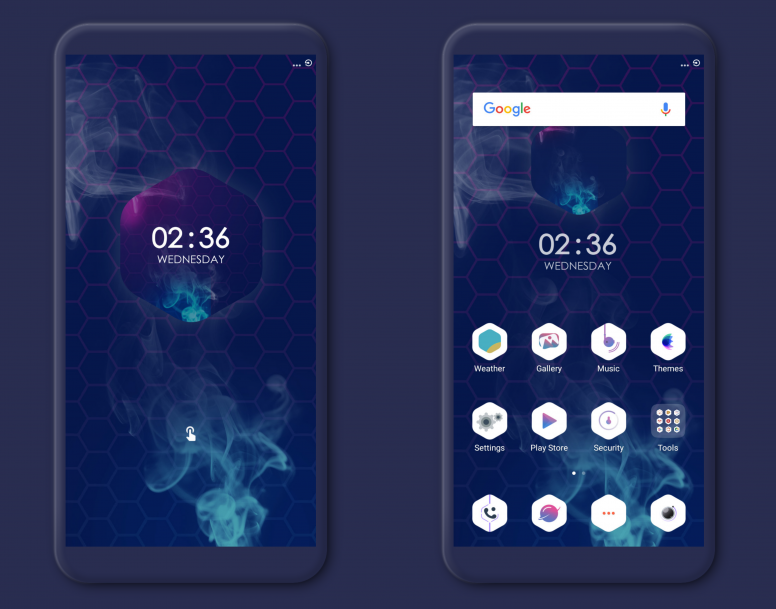 Pure Hexa Dark Miui V10 Theme Mtz Download For Xiaomi Mobile