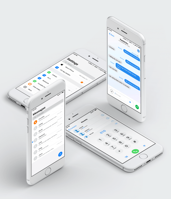 iPhone iOS BoSe V10 MIUI Theme Download For Xiaomi Mobile