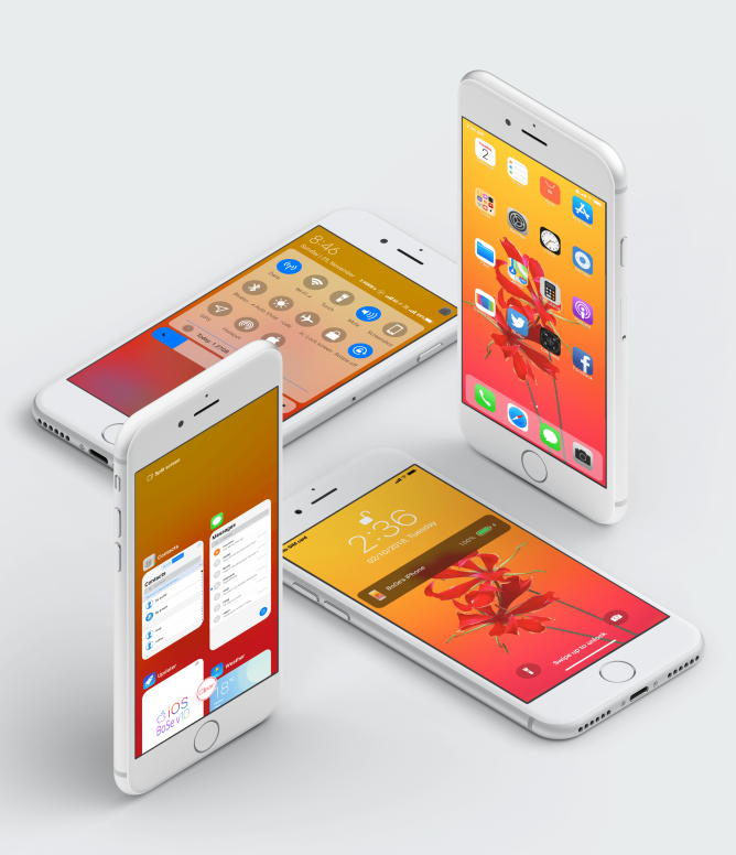 iPhone iOS BoSe V10 MIUI Theme Download For Xiaomi Mobile